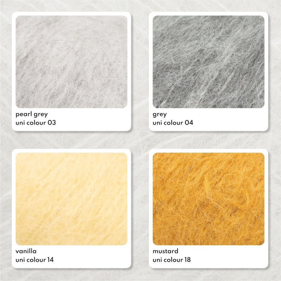 DROPS Melody MELODY UNI COLOUR 01 off white | Knitting yarn shop / dzijas veikals