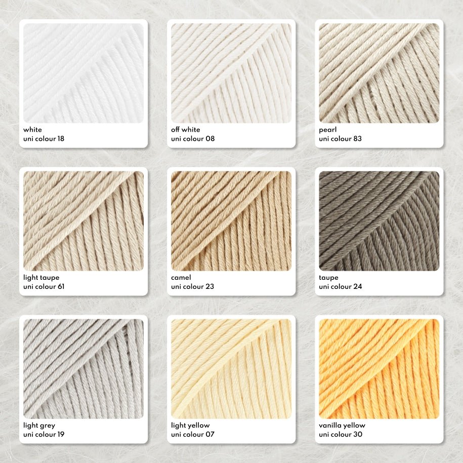 DROPS Muskat MUSKAT UNI COLOUR 01 light blue purple | Knitting yarn shop / dzijas veikals