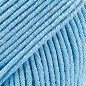 DROPS Muskat MUSKAT UNI COLOUR 02 light blue | Knitting yarn shop / dzijas veikals