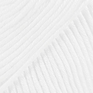 DROPS Muskat MUSKAT UNI COLOUR 18 white | Knitting yarn shop / dzijas veikals