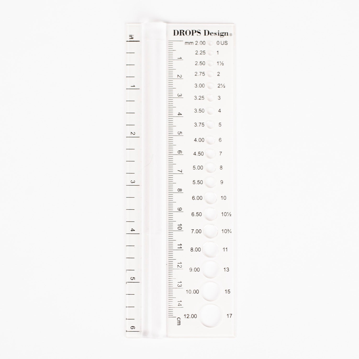 DROPS Needle measure | Knitting yarn shop / dzijas veikals