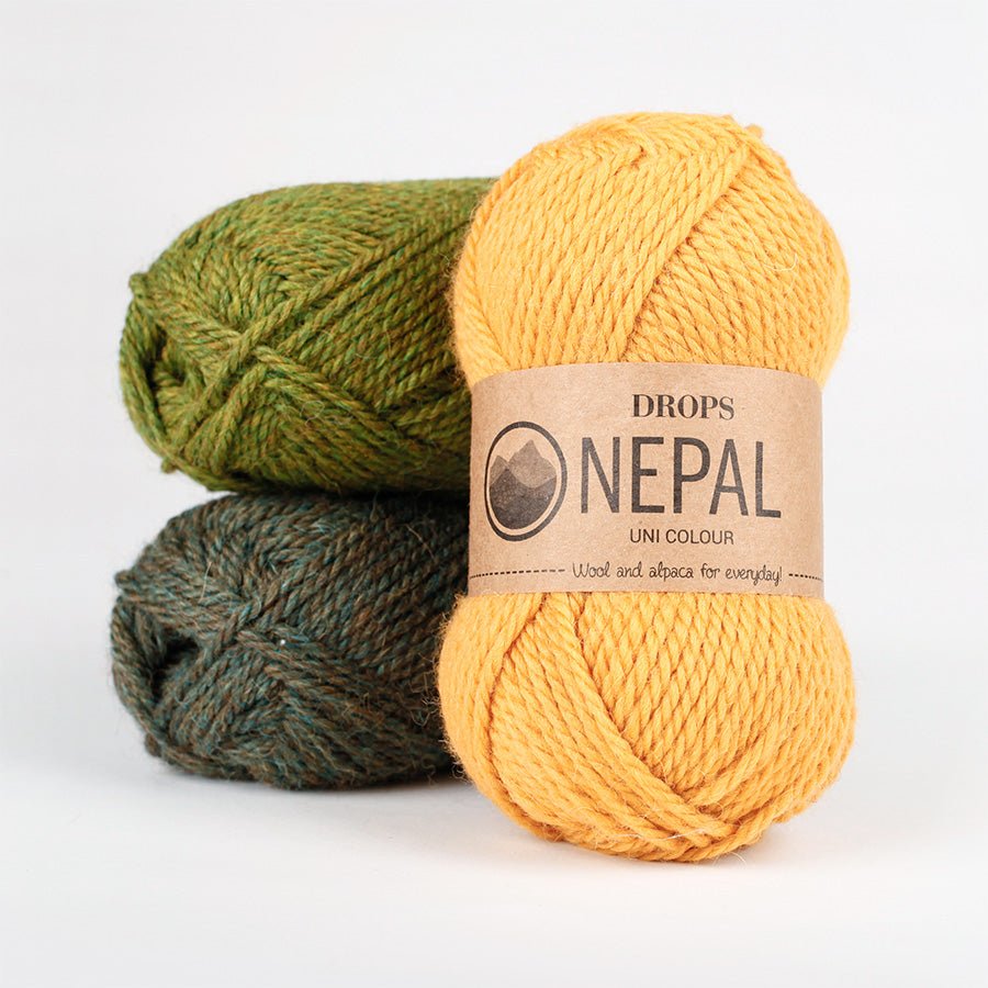 DROPS Nepal NEPAL UNICOLOR 0100 off white | Knitting yarn shop / dzijas veikals