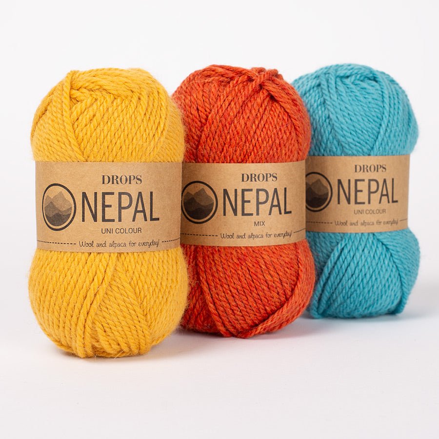 DROPS Nepal NEPAL UNICOLOR 0100 off white | Knitting yarn shop / dzijas veikals
