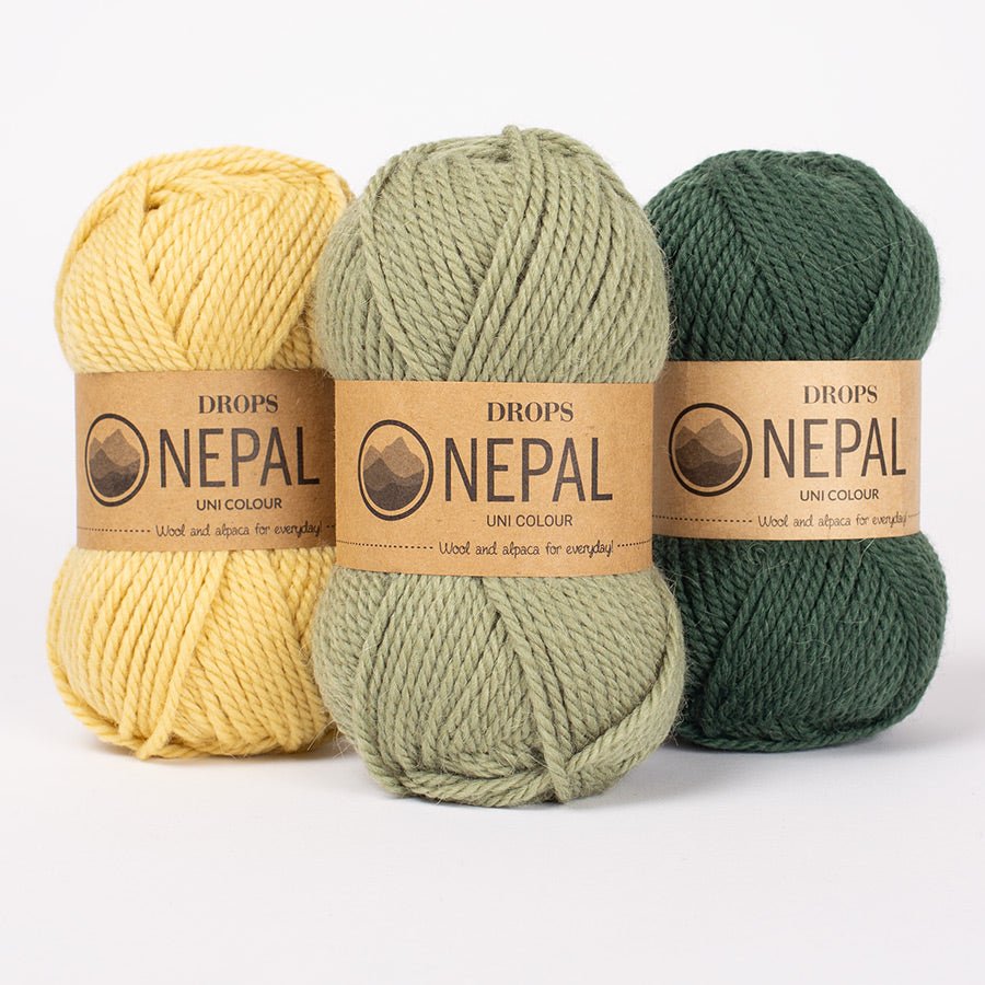 DROPS Nepal NEPAL UNICOLOR 0100 off white | Knitting yarn shop / dzijas veikals