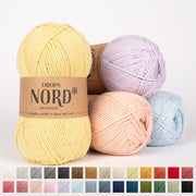 DROPS Nord NORD UNI COLOUR 01 off white | Knitting yarn shop / dzijas veikals