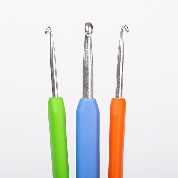 DROPS Pro Circus. Aluminium crochet hook 13cm, sizes 2 - 12 mm 2 | Knitting yarn shop / dzijas veikals