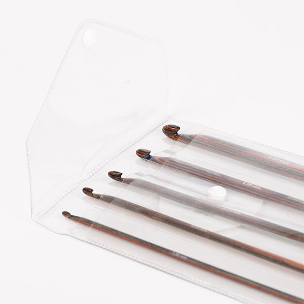 DROPS Pro Romance Crochet Set, 15 cm, in sizes: 3.5, 4.5, 5.0, 6.0 and 8.0 mm | Knitting yarn shop / dzijas veikals