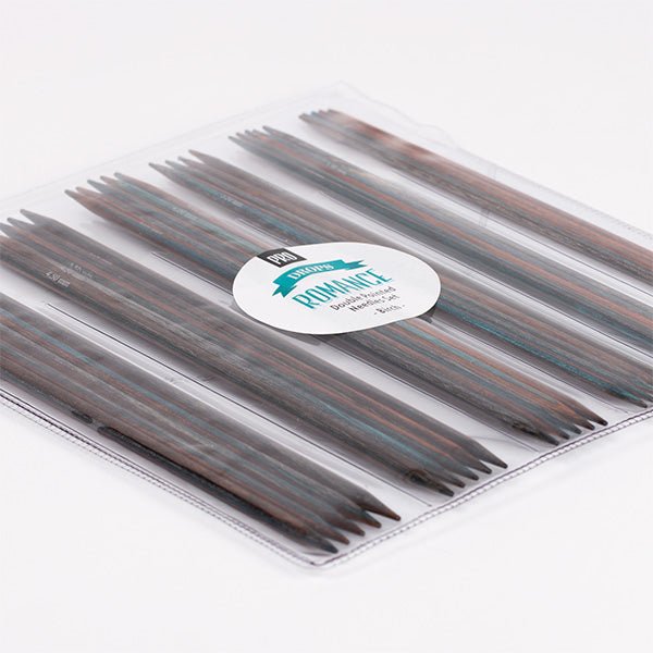 DROPS Pro Romance Double Pointed Needles Set, 20 cm, sizes 2.5, 3.0, 3.5, 4.0, 4.5 and 5.0 mm. | Knitting yarn shop / dzijas veikals