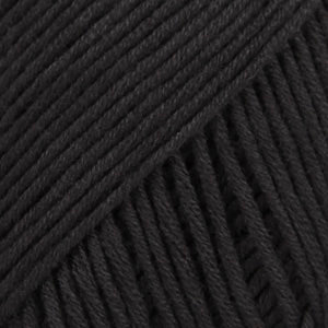 DROPS Safran SAFRAN UNI COLOUR 16 black | Knitting yarn shop / dzijas veikals