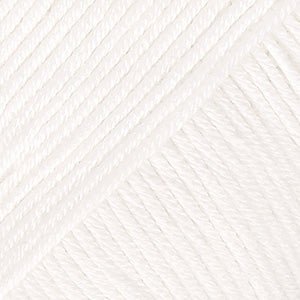 DROPS Safran SAFRAN UNI COLOUR 17 white | Knitting yarn shop / dzijas veikals