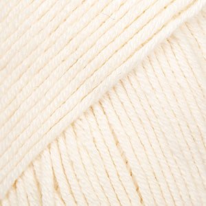 DROPS Safran SAFRAN UNI COLOUR 18 off white | Knitting yarn shop / dzijas veikals