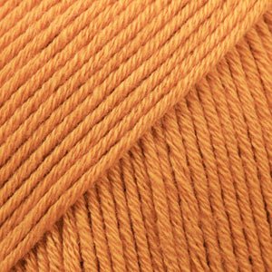 DROPS Safran SAFRAN UNI COLOUR 67 pumpkin | Knitting yarn shop / dzijas veikals