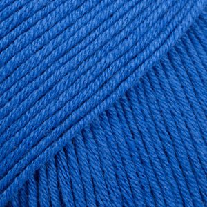 DROPS Safran SAFRAN UNI COLOUR 73 cobalt blue | Knitting yarn shop / dzijas veikals
