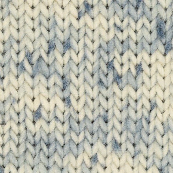 DROPS Snow - Super Bulky Feltable 100% Wool 137 · washed denim print | Knitting yarn shop / dzijas veikals