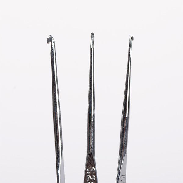 DROPS Steel crochet hook 13cm, sizes 0.75 - 1.75mm 0.75 | Knitting yarn shop / dzijas veikals