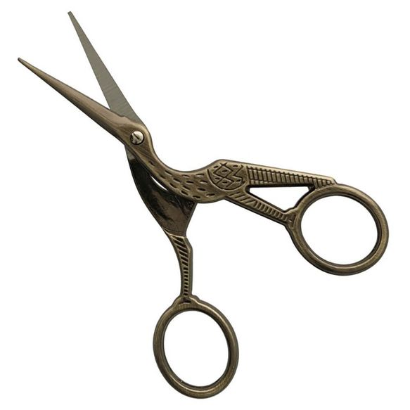 Embroidery scissors stork 11.5cm Bronze | Knitting yarn shop / dzijas veikals