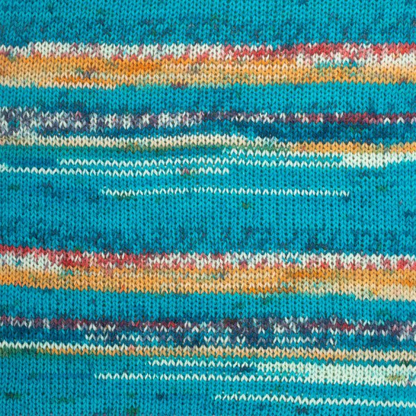 FABEL PRINT 162 blue sea | Knitting yarn shop / dzijas veikals