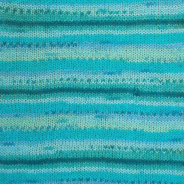 FABEL PRINT 340 blue lagoon | Knitting yarn shop / dzijas veikals