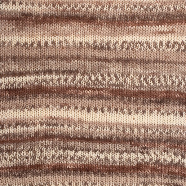 FABEL PRINT 912 soft chocolate | Knitting yarn shop / dzijas veikals