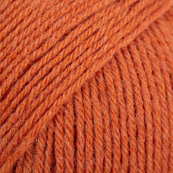 FABEL UNI COLOUR 110 rust | Knitting yarn shop / dzijas veikals