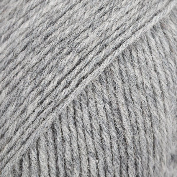 FABEL UNI COLOUR 115 light grey | Knitting yarn shop / dzijas veikals
