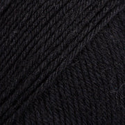 FABEL UNI COLOUR 400 black | Knitting yarn shop / dzijas veikals