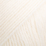 FABEL UNICOLOR 100 off white | Knitting yarn shop / dzijas veikals