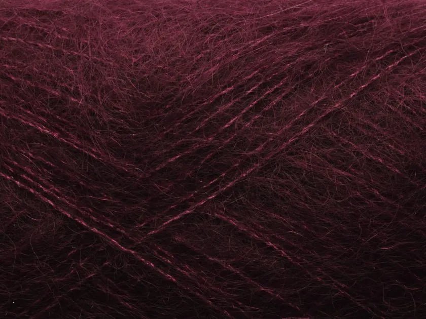 FILCOLANA Tilia Silk Mohair Yarn Dark Bordeaux - 382 | Knitting yarn shop / dzijas veikals