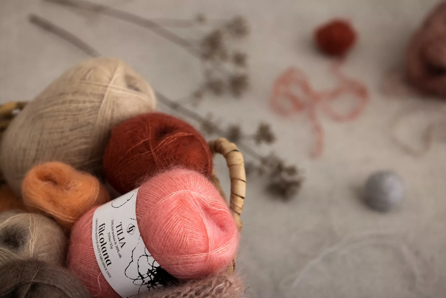 FILCOLANA Tilia Silk Mohair Yarn Snow White - 100 | Knitting yarn shop / dzijas veikals