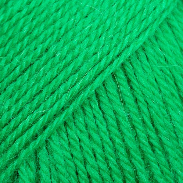 FLORA UNI COLOUR 27 parrot green | Knitting yarn shop / dzijas veikals