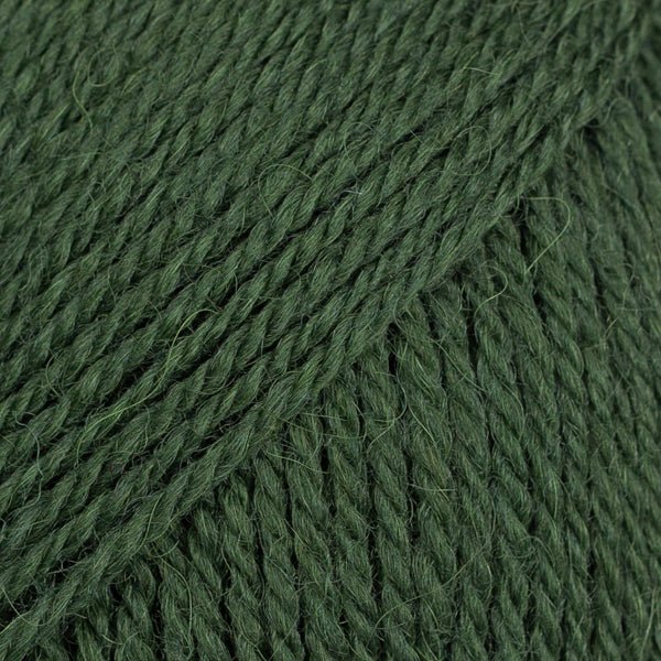 FLORA UNI COLOUR 32 dark green | Knitting yarn shop / dzijas veikals