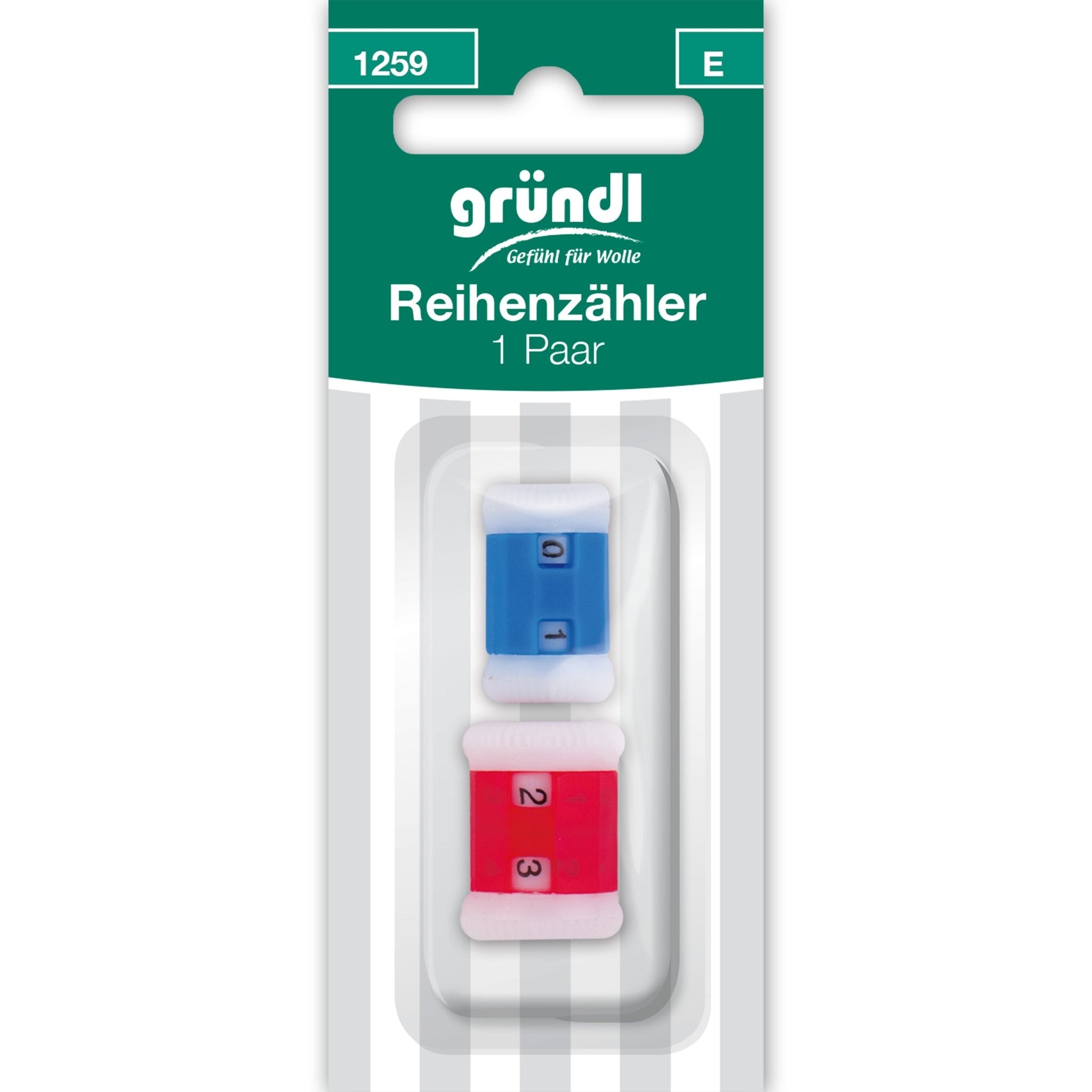 GRÜNDL Row Counters – Set of 2 for Knitting & Crocheting | Knitting yarn shop / dzijas veikals