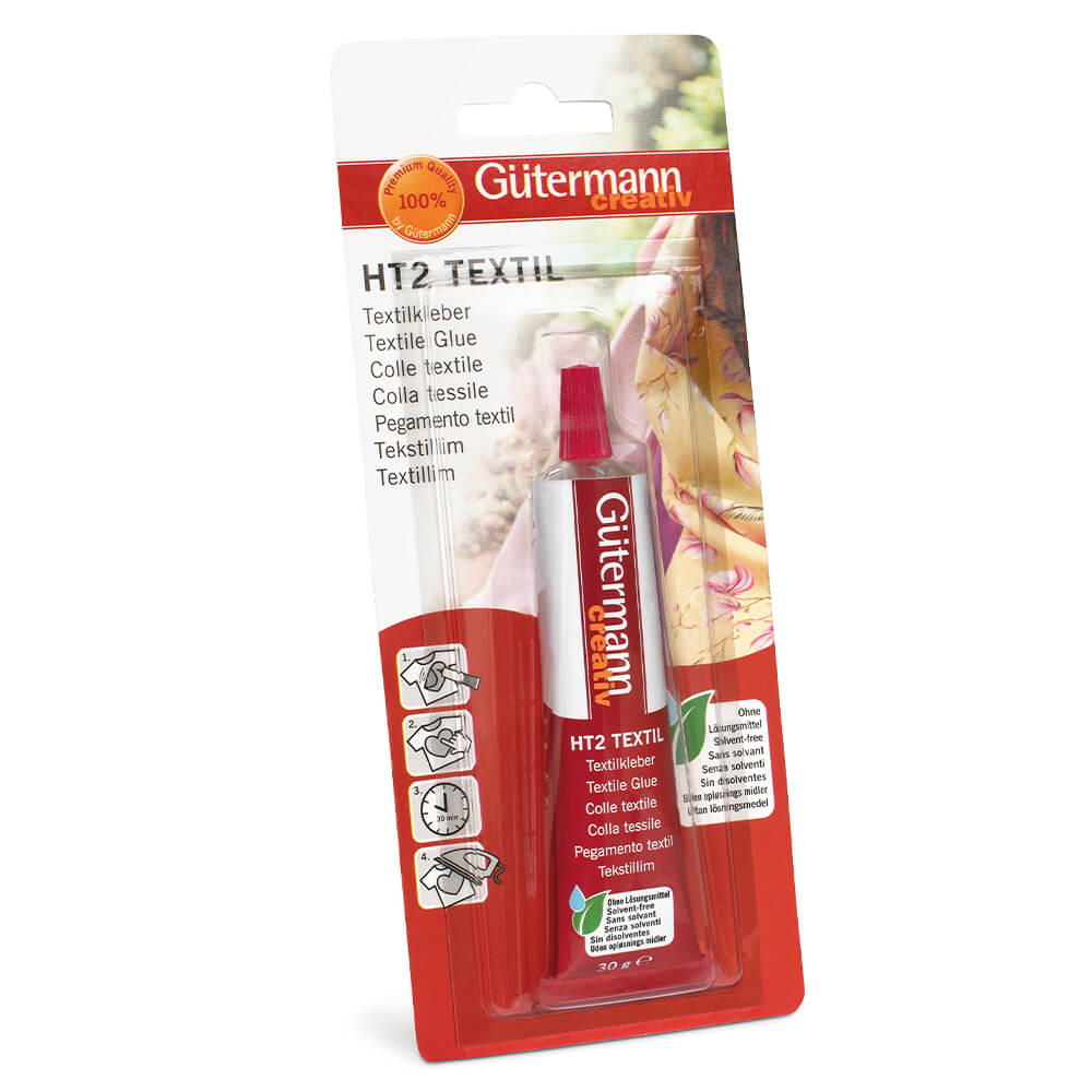 Gütermann HT2 textile adhesive, 30g | Knitting yarn shop / dzijas veikals