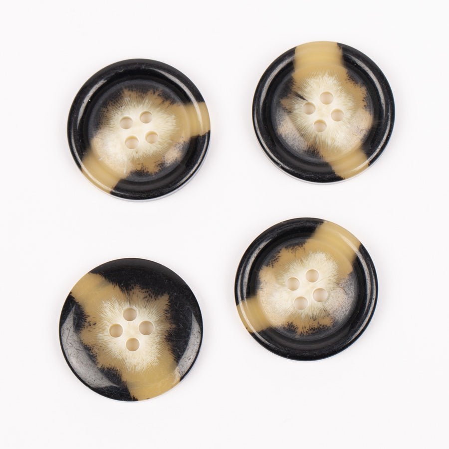 Imitation horn (mocha) 18/23/25mm 25mm 714 | Knitting yarn shop / dzijas veikals