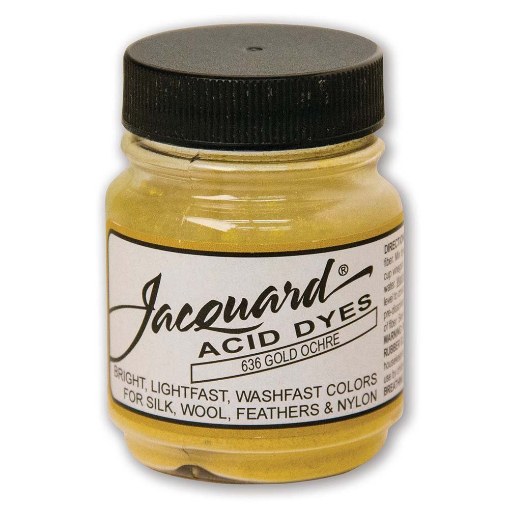 Jacquard Acid dye 636 Gold Ochre | Knitting yarn shop / dzijas veikals