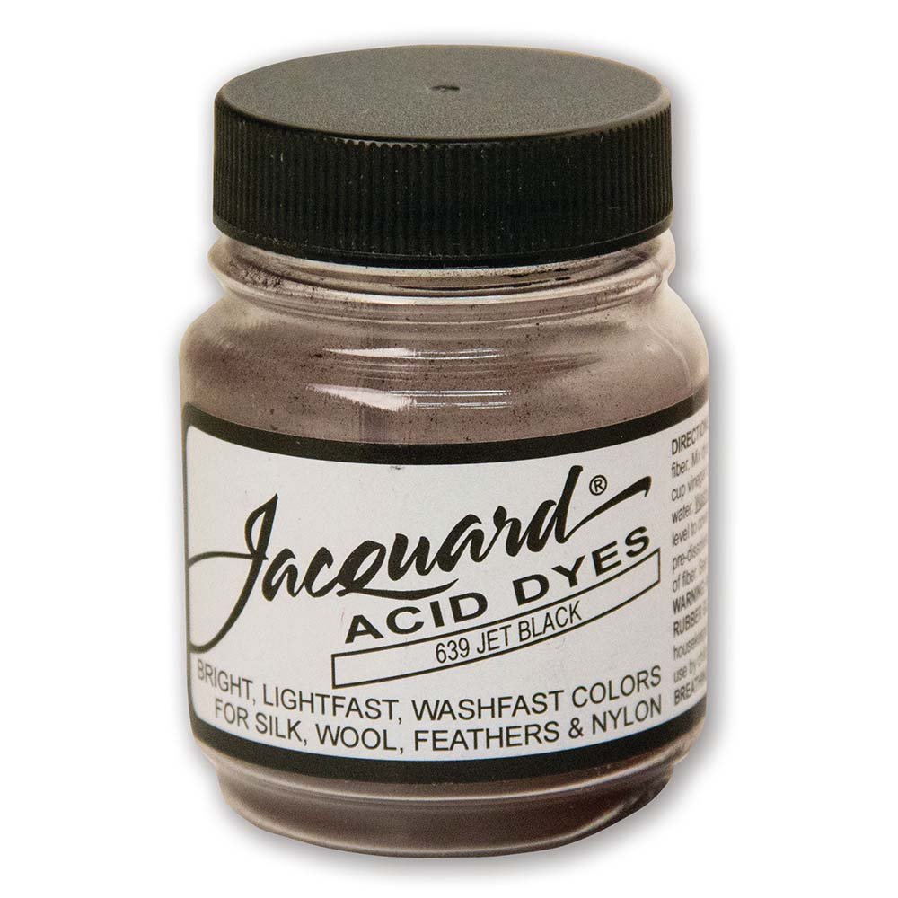 Jacquard Acid dye 639 Jet Black | Knitting yarn shop / dzijas veikals
