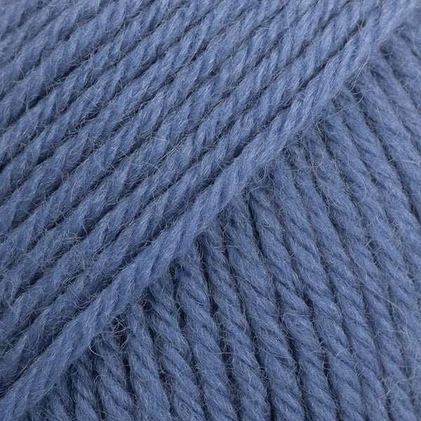 KARISMA UNI COLOUR 65 denim blue | Knitting yarn shop / dzijas veikals
