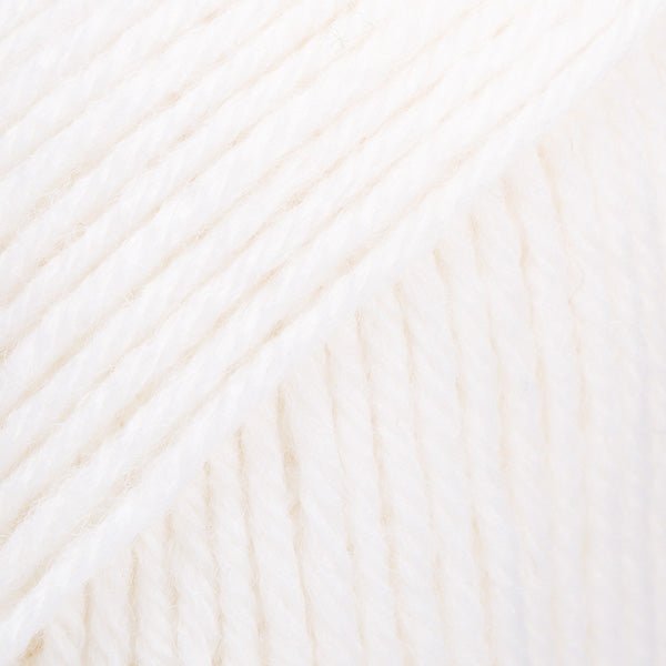 KARISMA UNICOLOR 19 white | Knitting yarn shop / dzijas veikals