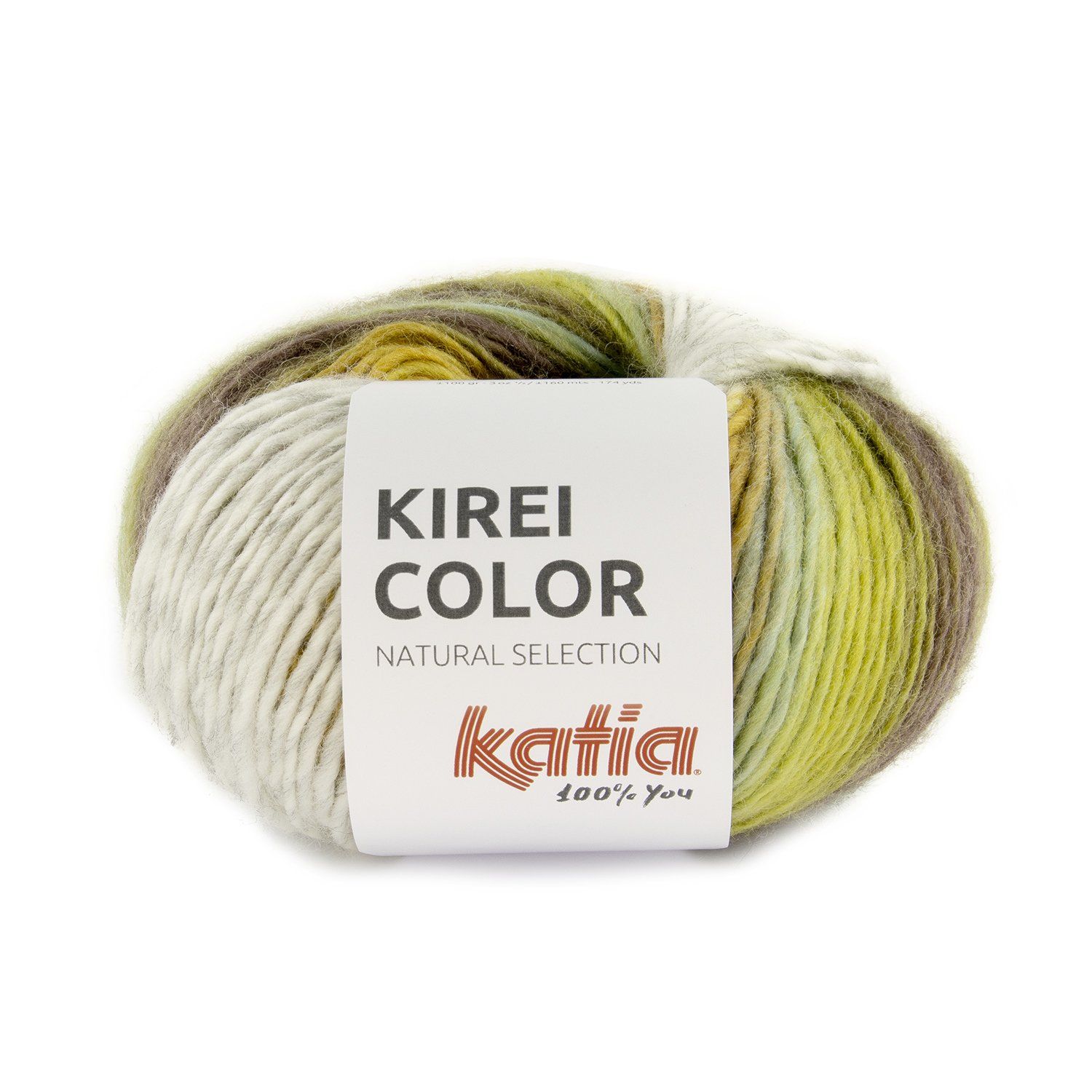 Katia Kirei Color Yarn – 100% Superwash Merino Wool with Striped Effect KIREI COLOR 304 | Knitting yarn shop / dzijas veikals