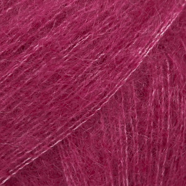 KID - SILK UNI COLOUR 17 dark rose | Knitting yarn shop / dzijas veikals