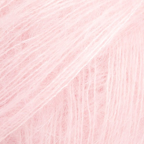 KID - SILK UNI COLOUR 72 pastel pink | Knitting yarn shop / dzijas veikals