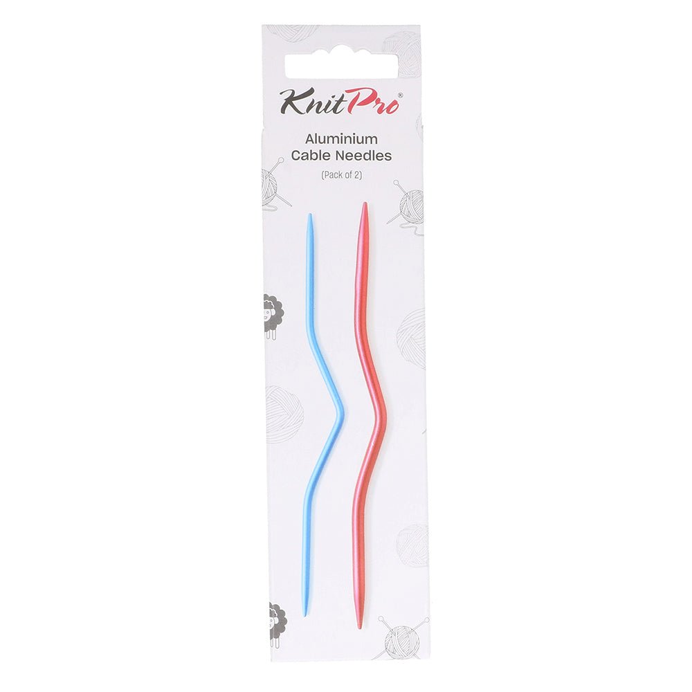 KnitPro Cable needles aluminum 2.50 - 4.00mm | Knitting yarn shop / dzijas veikals