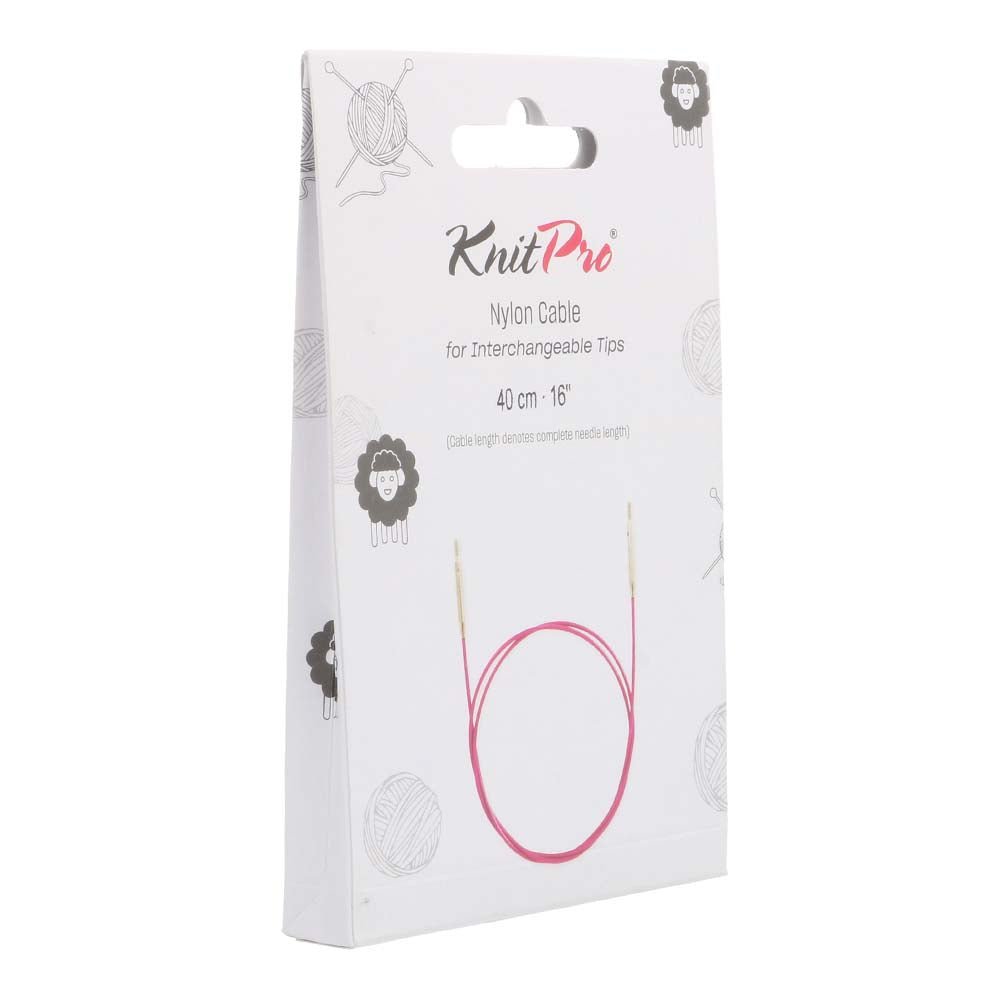 KnitPro Cable purple , available in different lengths (40, 60, 80, 100, 120, 150 cm) 40 | Knitting yarn shop / dzijas veikals