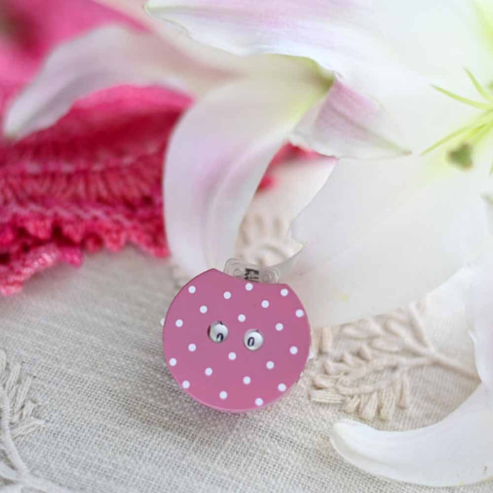 KnitPro Clicky row counter 40x37.5mm pink | Knitting yarn shop / dzijas veikals