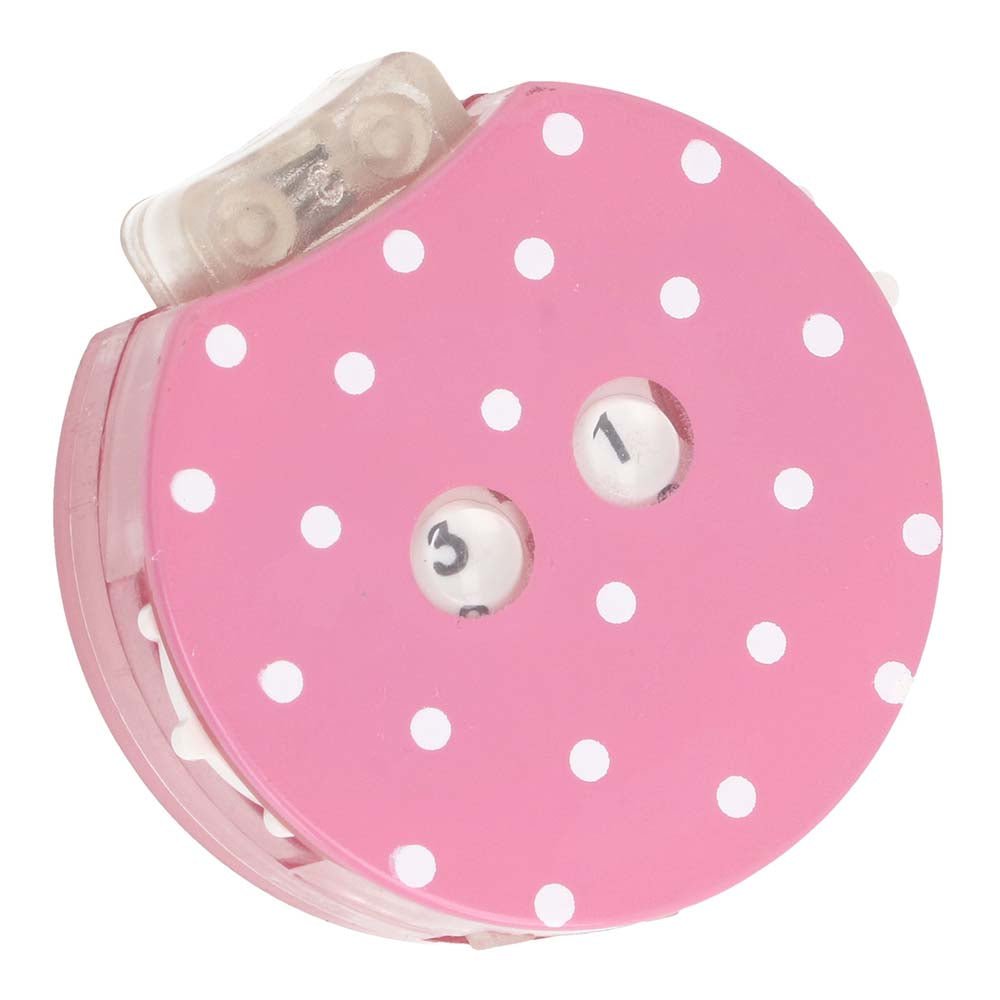 KnitPro Clicky row counter 40x37.5mm pink | Knitting yarn shop / dzijas veikals