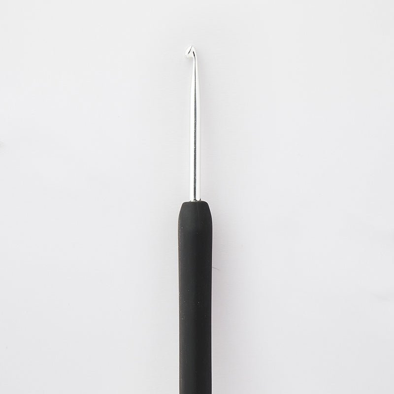 KnitPro Crochet hook softgrip steel, in sizes 0.50mm, 075mm, 1mm, 1.25mm, 1.5mm, 1.75mm 0.5 | Knitting yarn shop / dzijas veikals