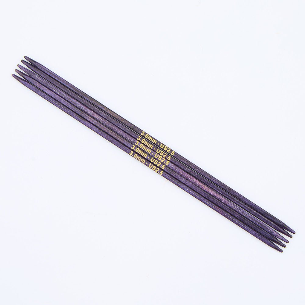 KnitPro J'adore Cubics double - pointed needles, 15cm and 20 cm 15 | Knitting yarn shop / dzijas veikals