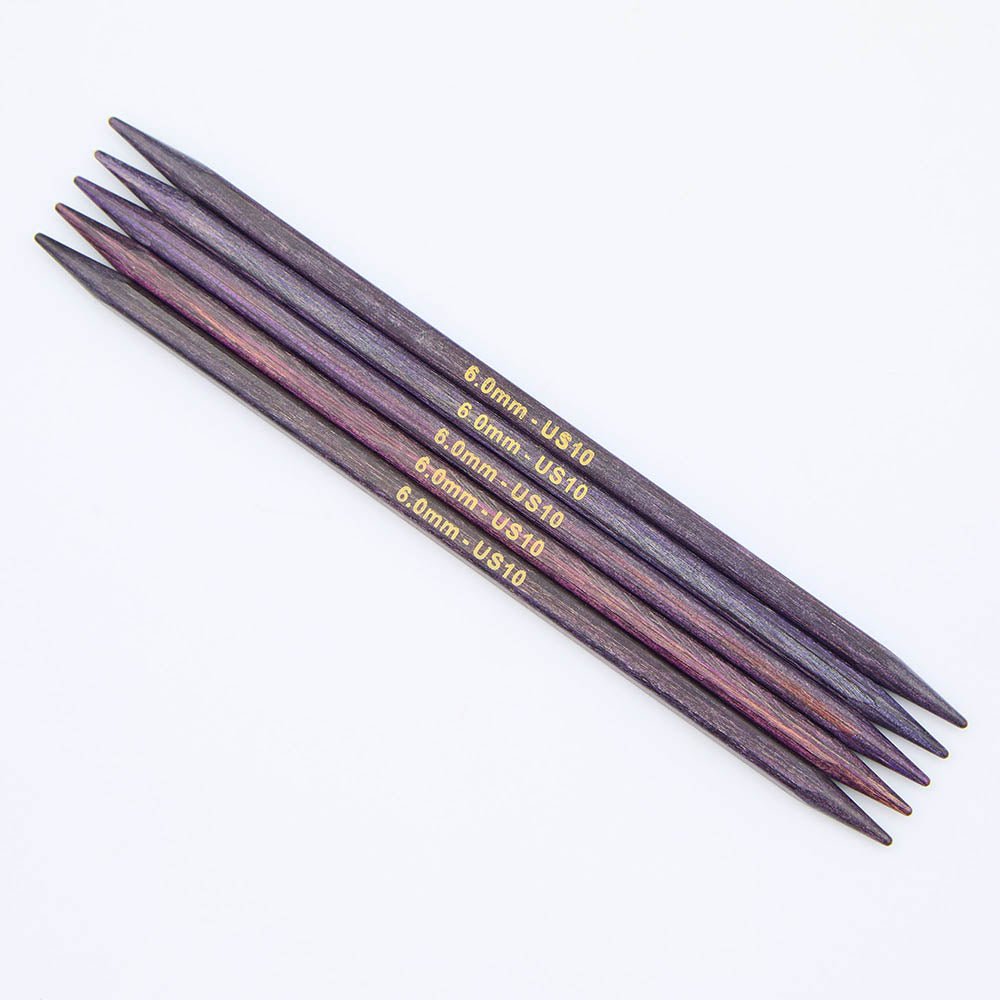 KnitPro J'adore Cubics double - pointed needles, 15cm and 20 cm 15 | Knitting yarn shop / dzijas veikals
