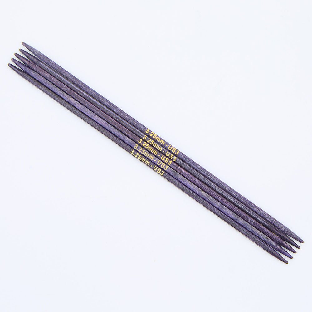 KnitPro J'adore Cubics double - pointed needles, 15cm and 20 cm 15 | Knitting yarn shop / dzijas veikals