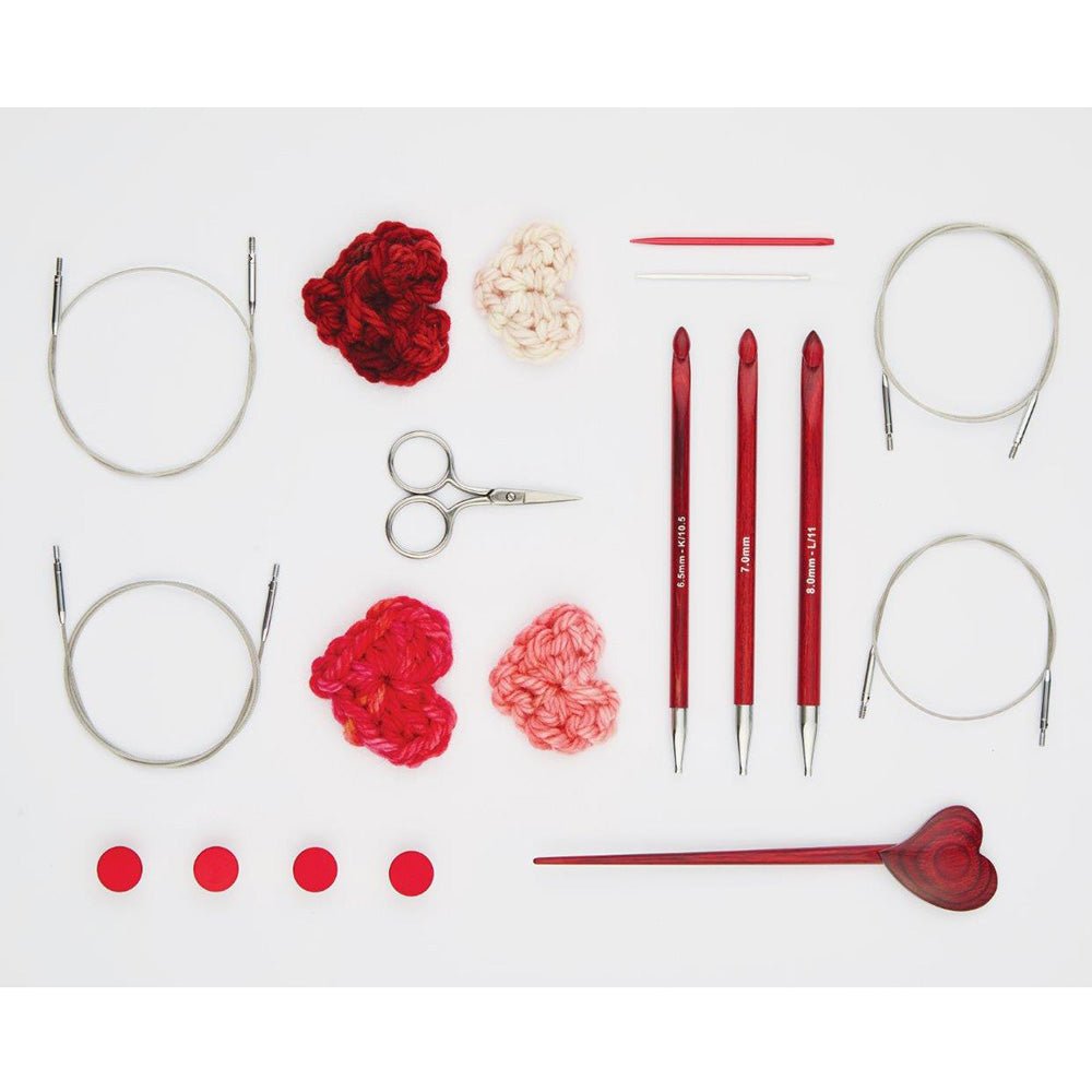 KnitPro Limited edition tunisian crochethookset Amore | Knitting yarn shop / dzijas veikals